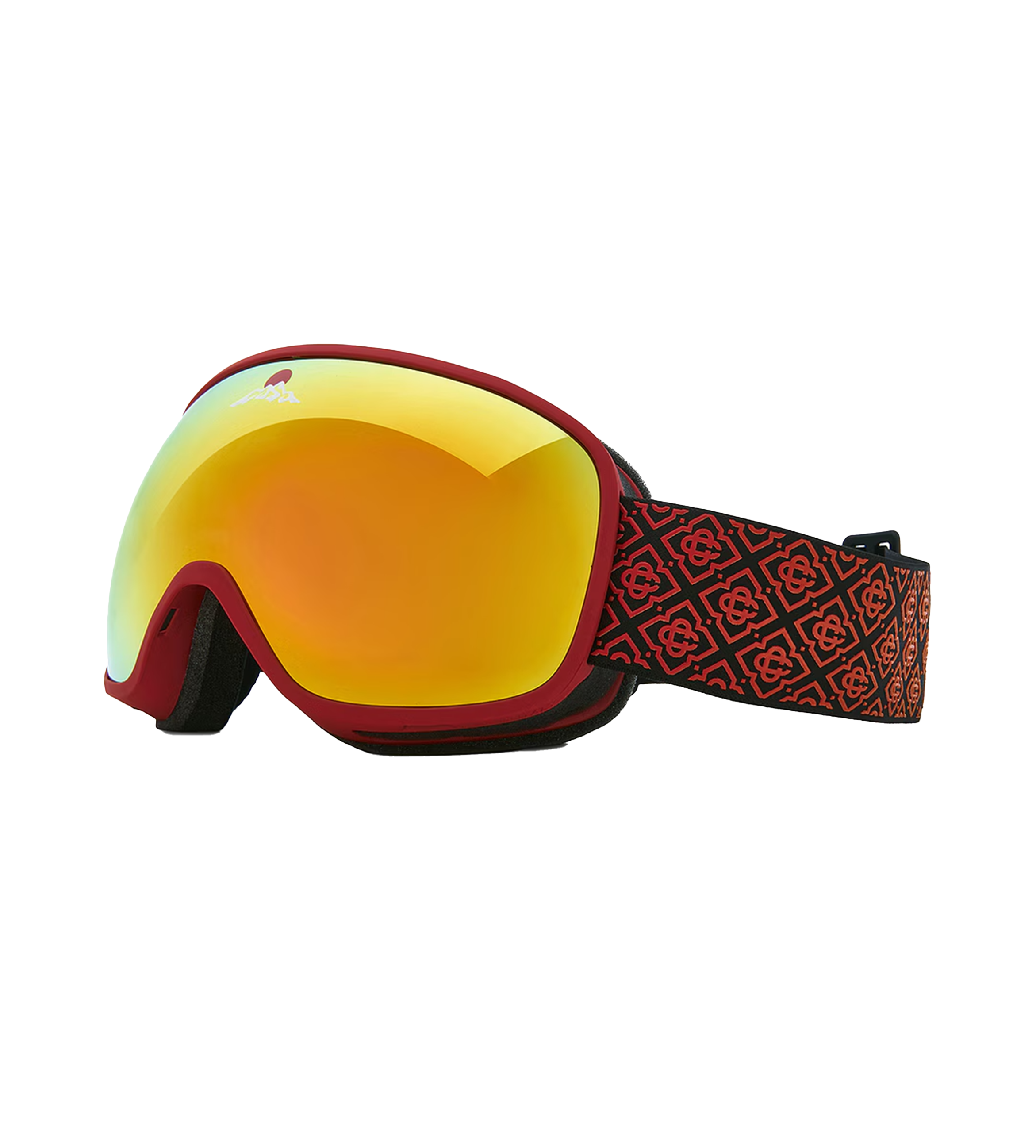 Casablanca Ski Goggles in Red Orange