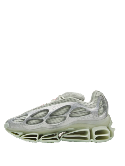 Willy Chavarria Mega WC Version Sneakers Halo Green // Silver Metallic // Better Scarlet