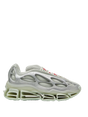 Willy Chavarria Mega WC Version Sneakers Halo Green // Silver Metallic // Better Scarlet