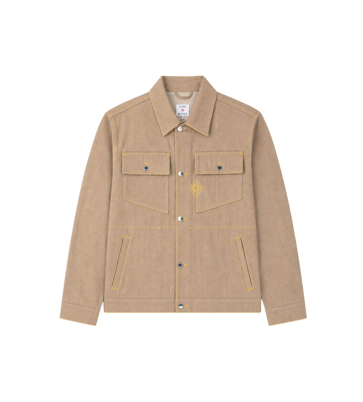 Desert Canvas Denim Jacket Beige