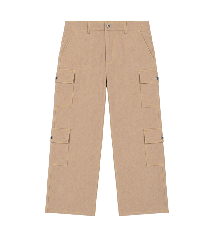 Desert Canvas Denim Jeans Beige