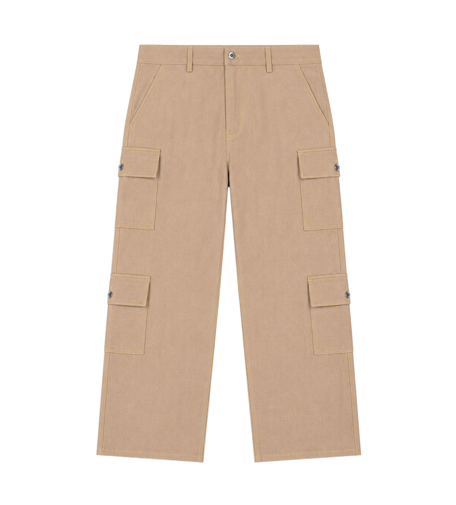 Desert Canvas Denim Jeans Beige
