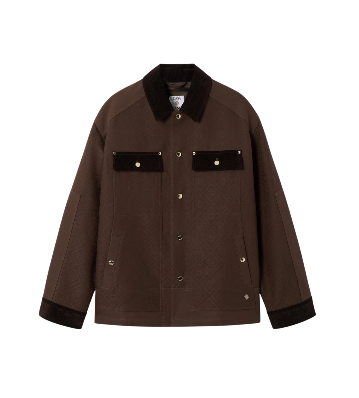 Workwear Safari Jacket in Dark brown