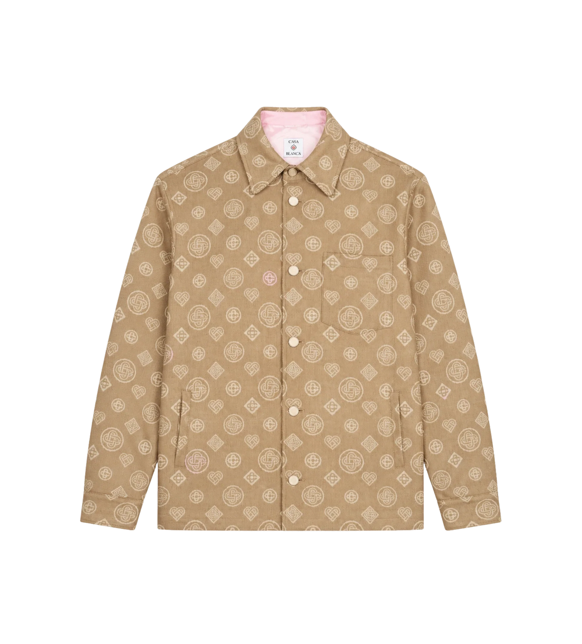 Monogram Overshirt van Scheerwol