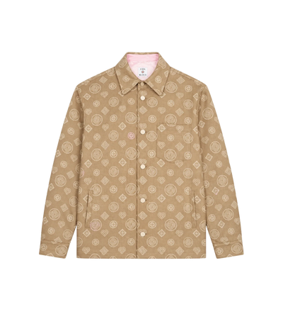 Monogram Overshirt van Scheerwol