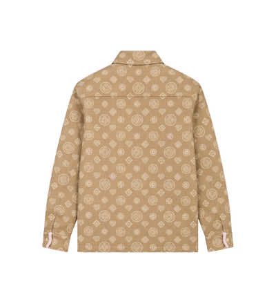 Monogram Overshirt van Scheerwol