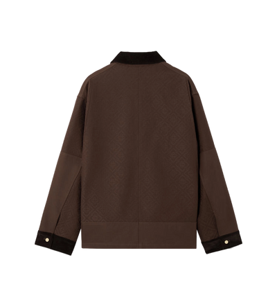 Workwear Safari Jacket in Dark brown
