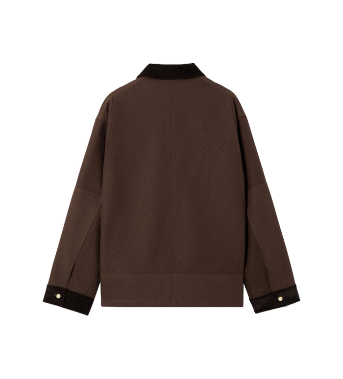 Workwear Safari Jacket in Dark brown