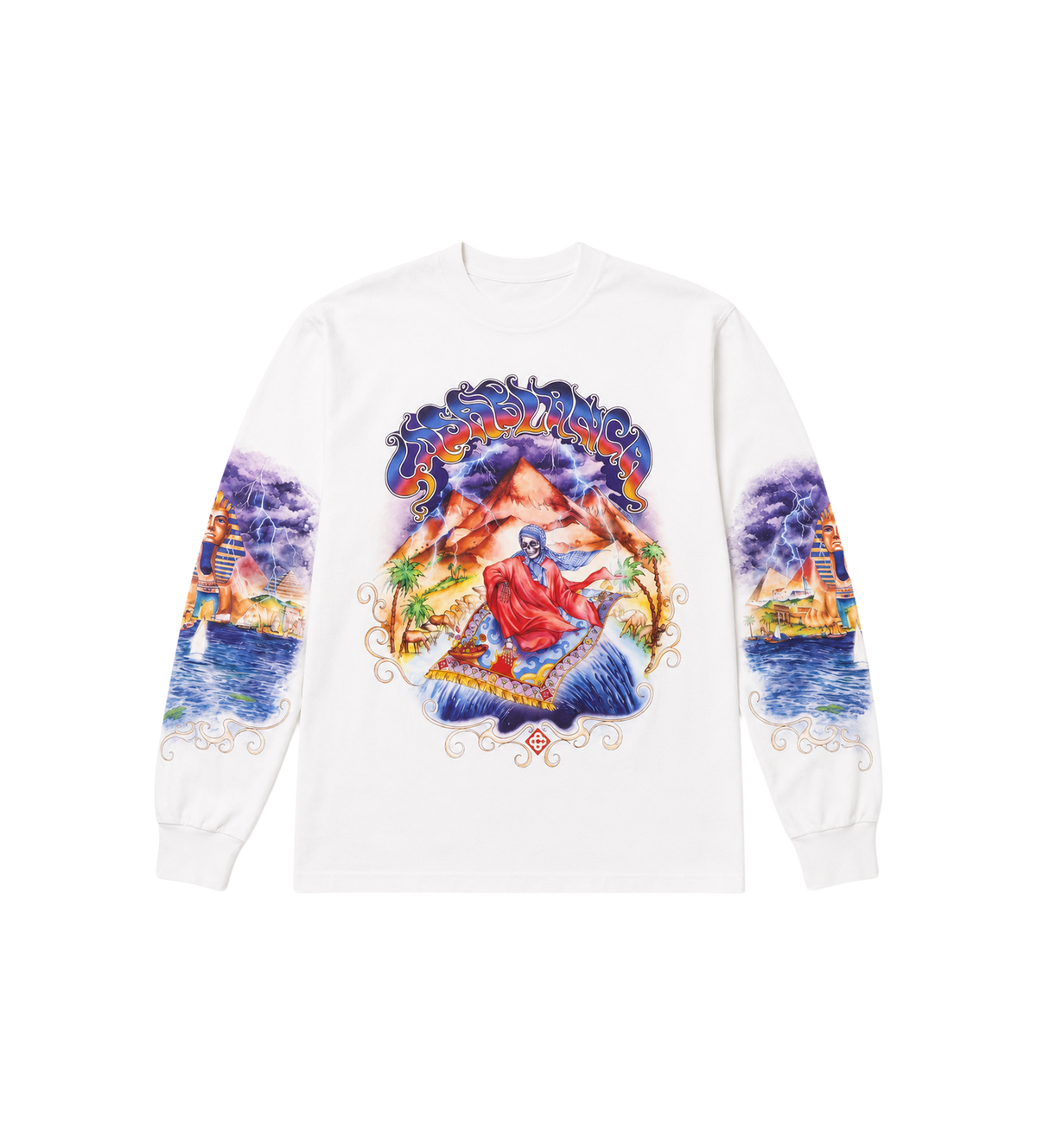 Eveil Ancestral Long Sleeve Tee White