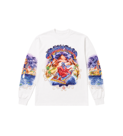 Eveil Ancestral Long Sleeve Tee White