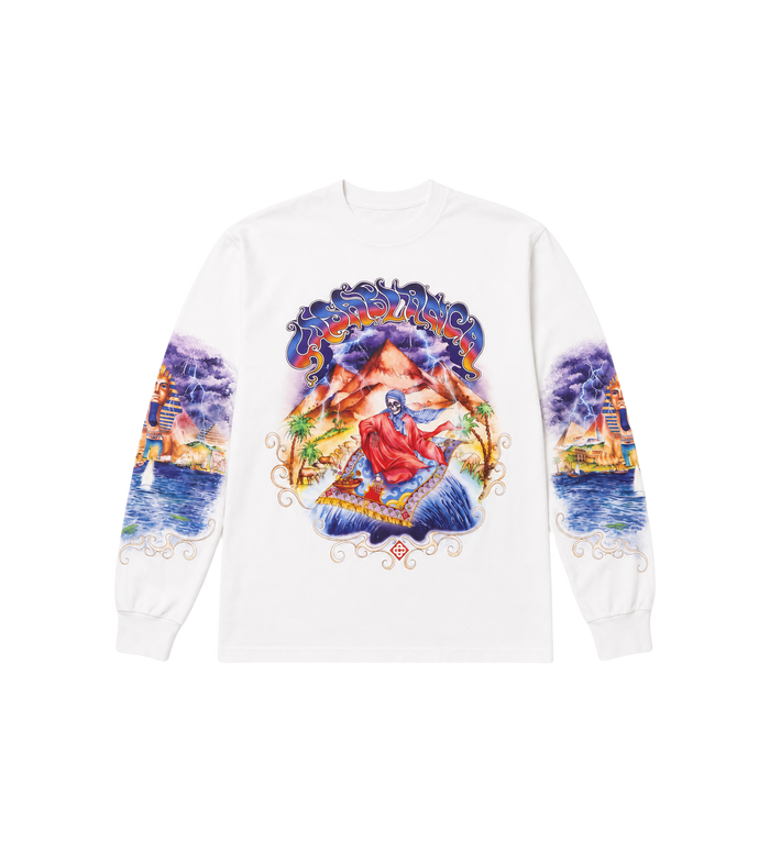 Eveil Ancestral Long Sleeve Tee White