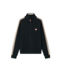 Café Culture Wollen Track Jacket Marineblauw