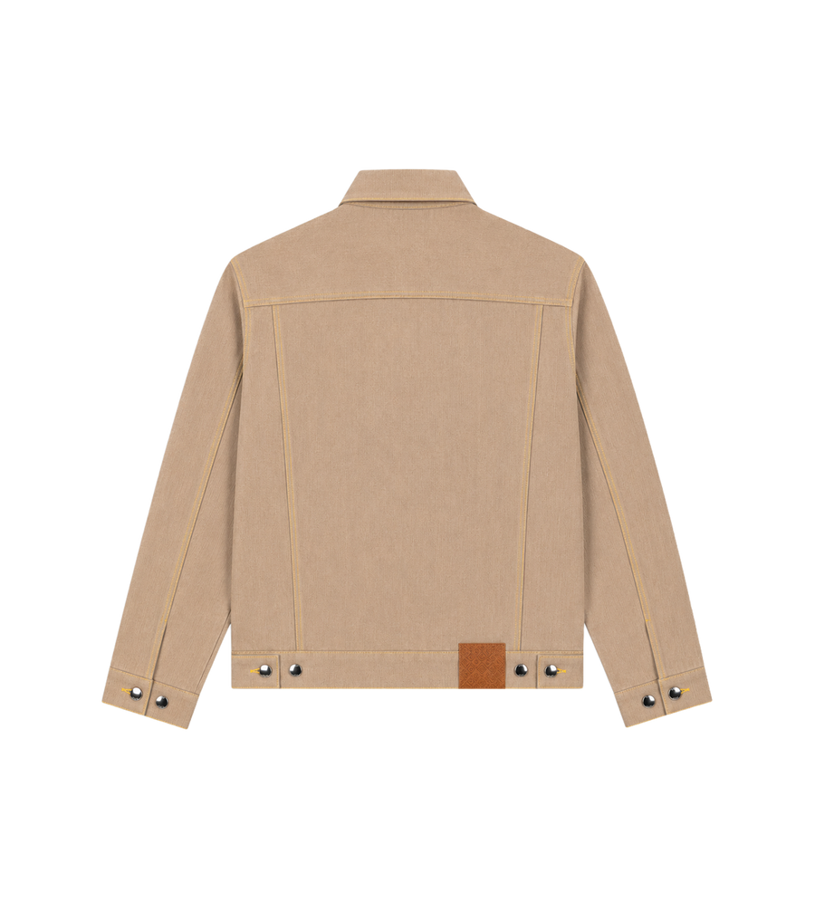 Desert Canvas Denim Jacket Beige