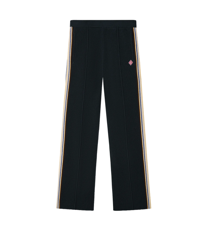 Cafe Culture Wollen Track Pants Marineblauw