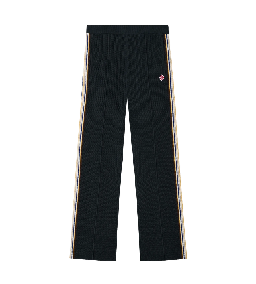 Cafe Culture Wollen Track Pants Marineblauw