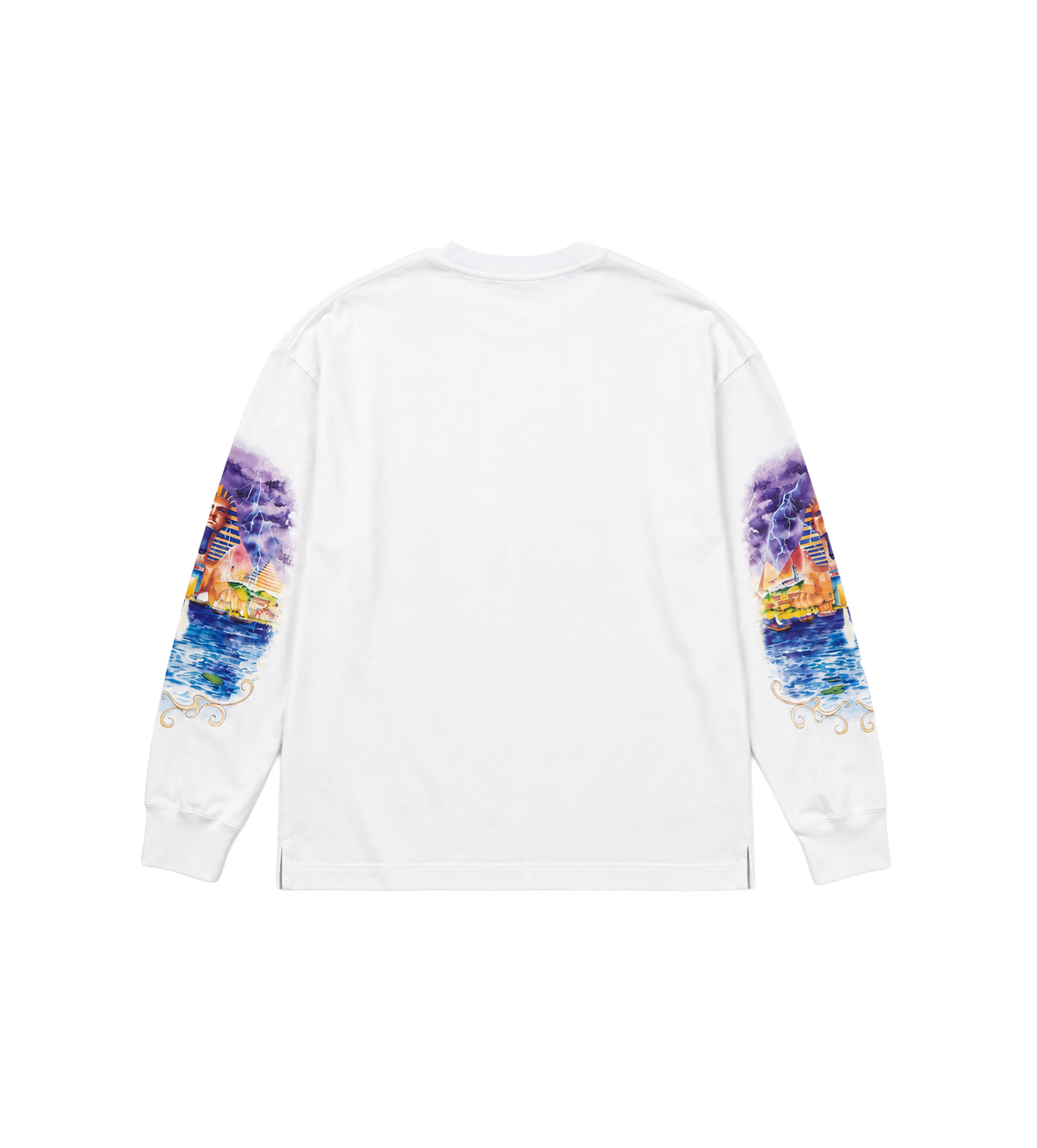 Eveil Ancestral Long Sleeve Tee White