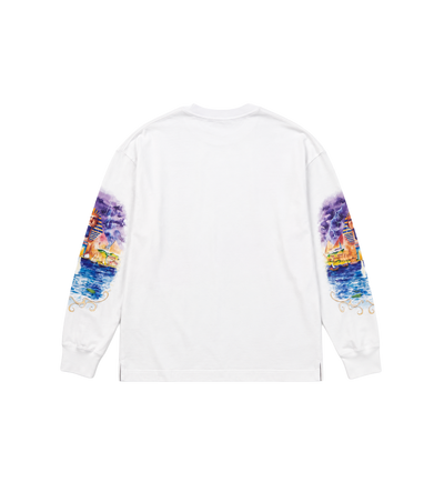 Eveil Ancestral Long Sleeve Tee White