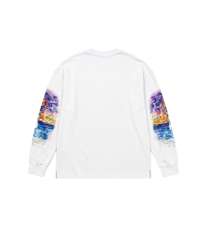 Eveil Ancestral Long Sleeve Tee White