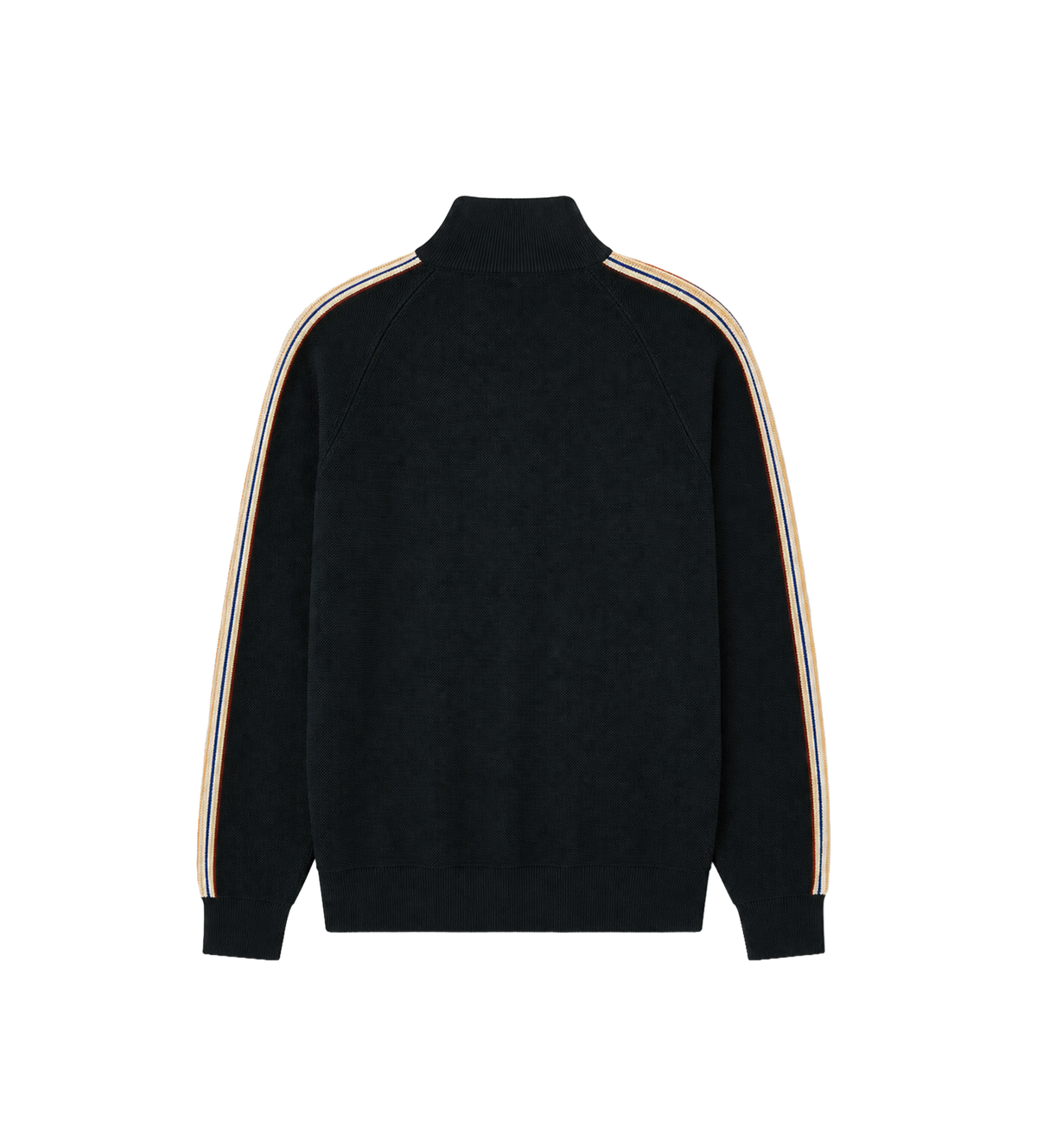 Café Culture Wollen Track Jacket Marineblauw