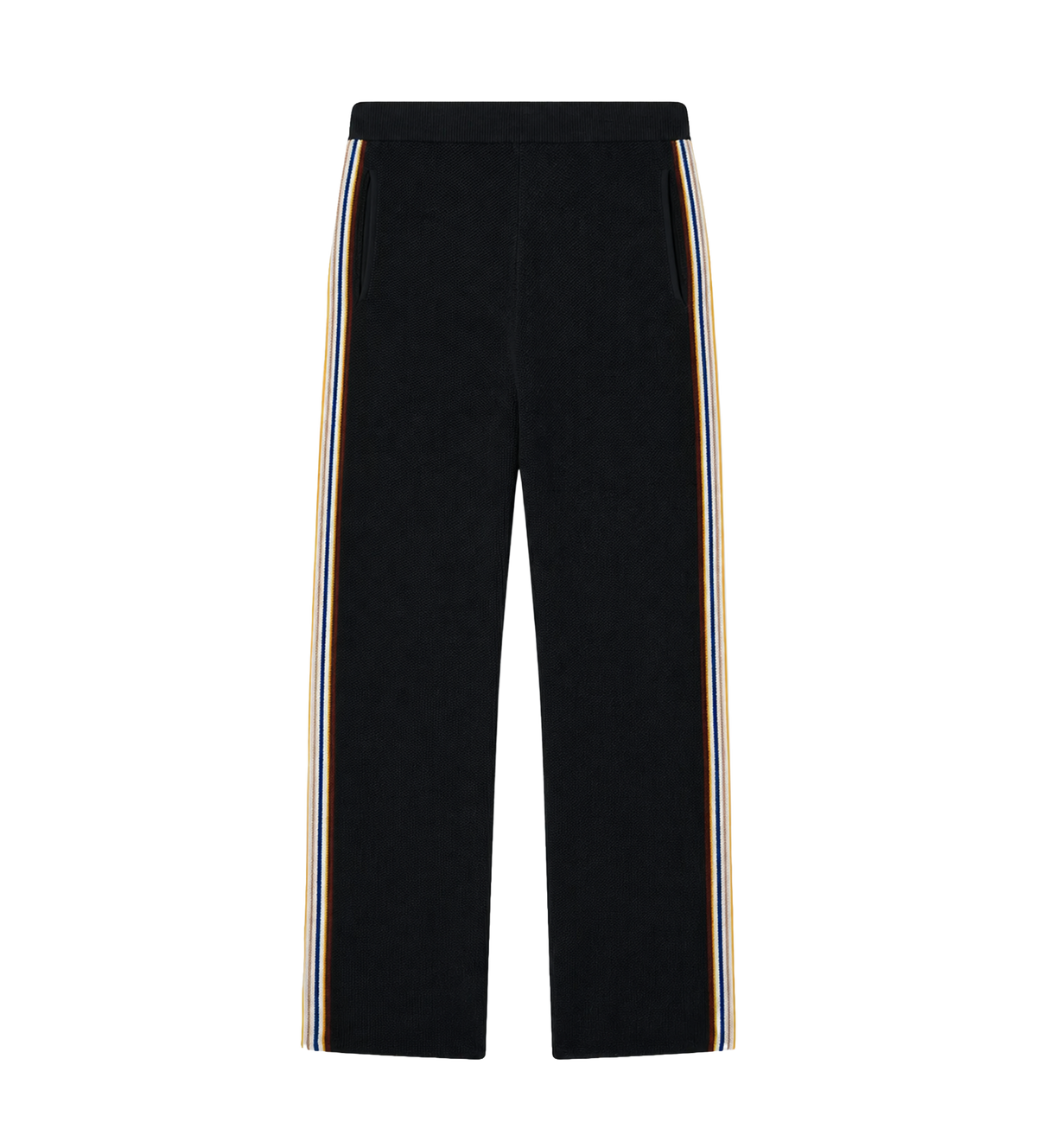 Cafe Culture Wollen Track Pants Marineblauw