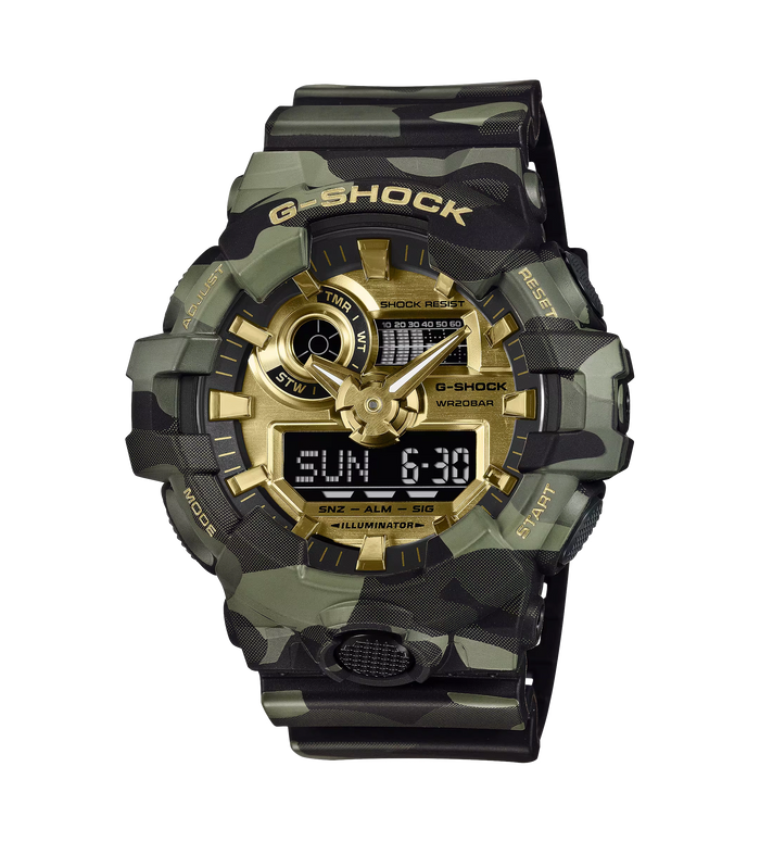 GA-700CMG-3A van Robbin Green camouflage goud
