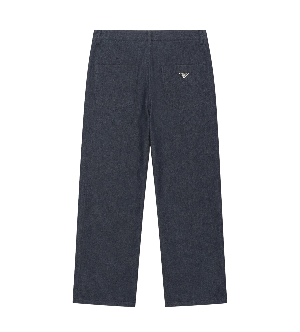 Chambray Five-Pocket Broek Indigo