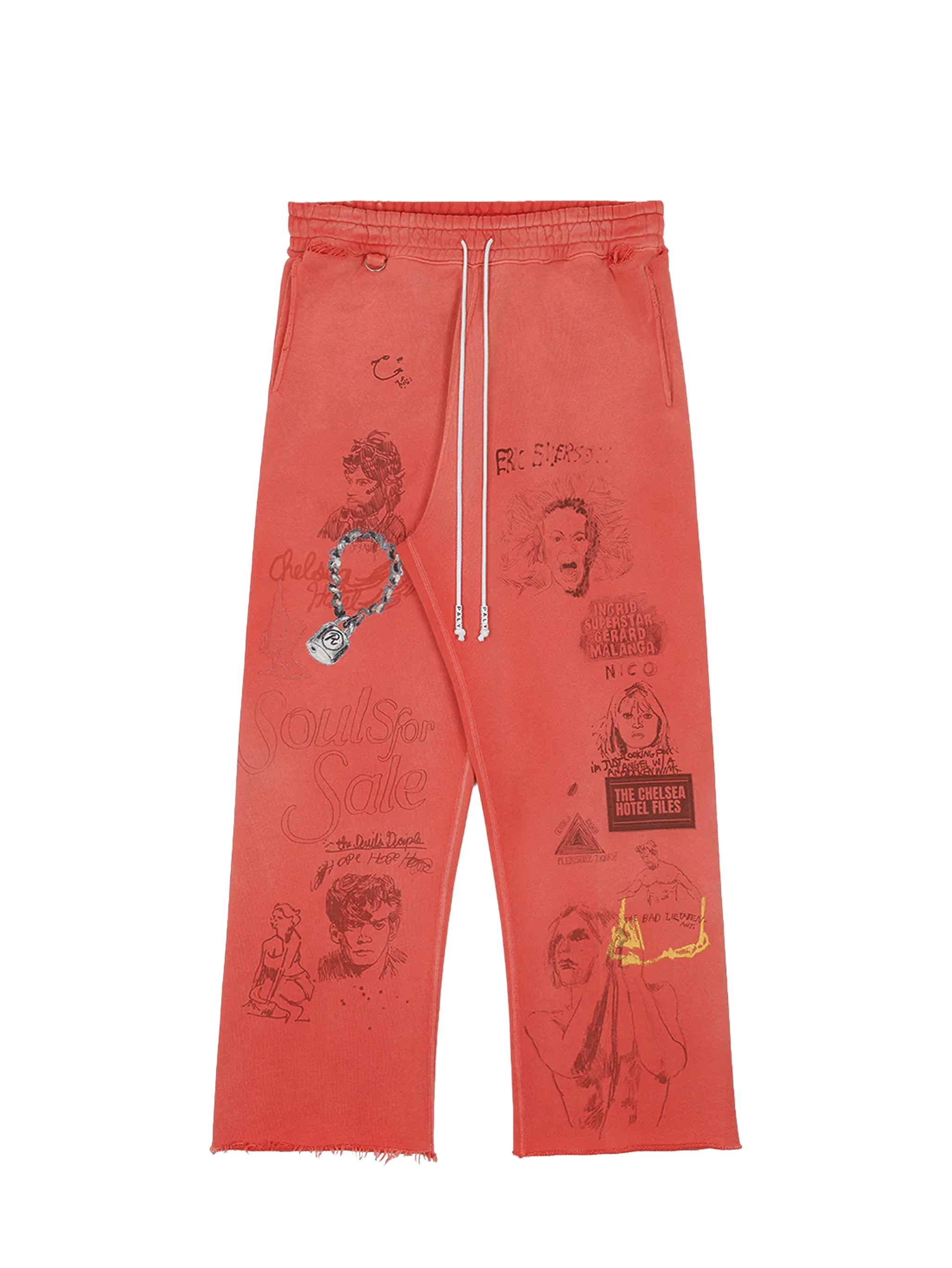 Paly Chelseay Hotel Sweatpants in Red