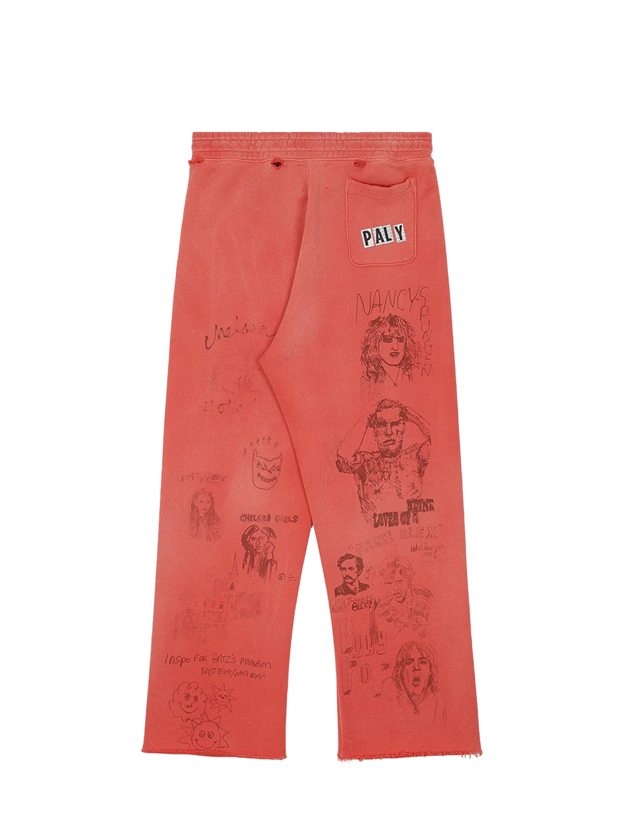 Paly Chelseay Hotel Sweatpants in Red