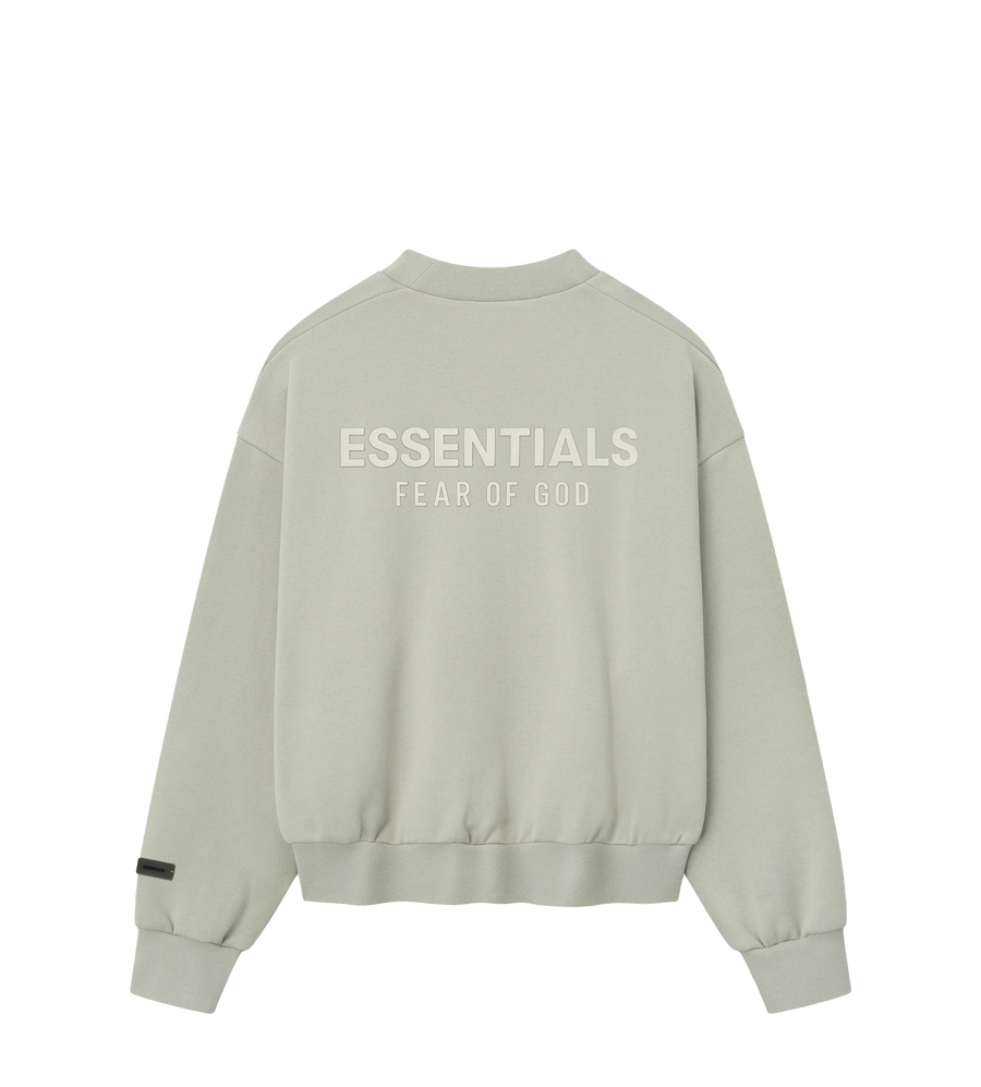 Fear of God ESSENTIALS Classic Fit Crewneck in Abbey Stone