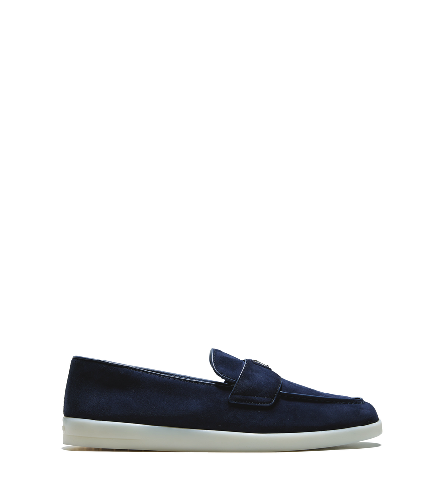 Suede Loafers Blue