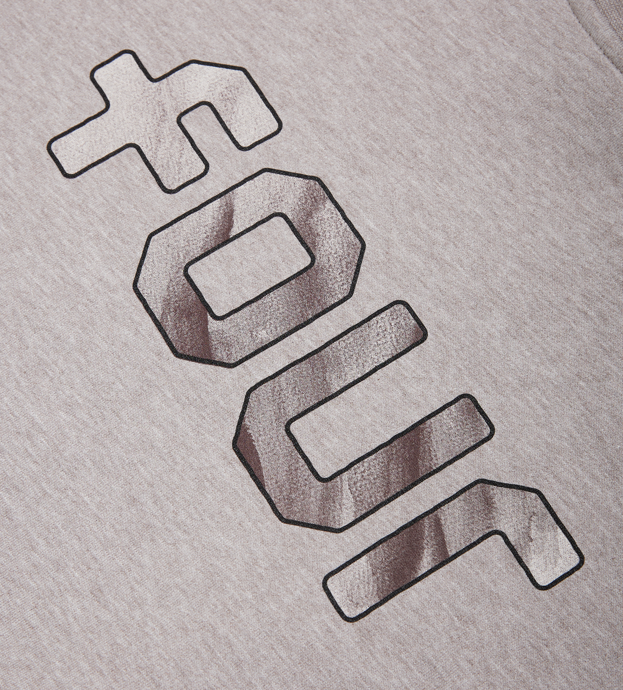 Outline Logo T-shirt Sand Melange