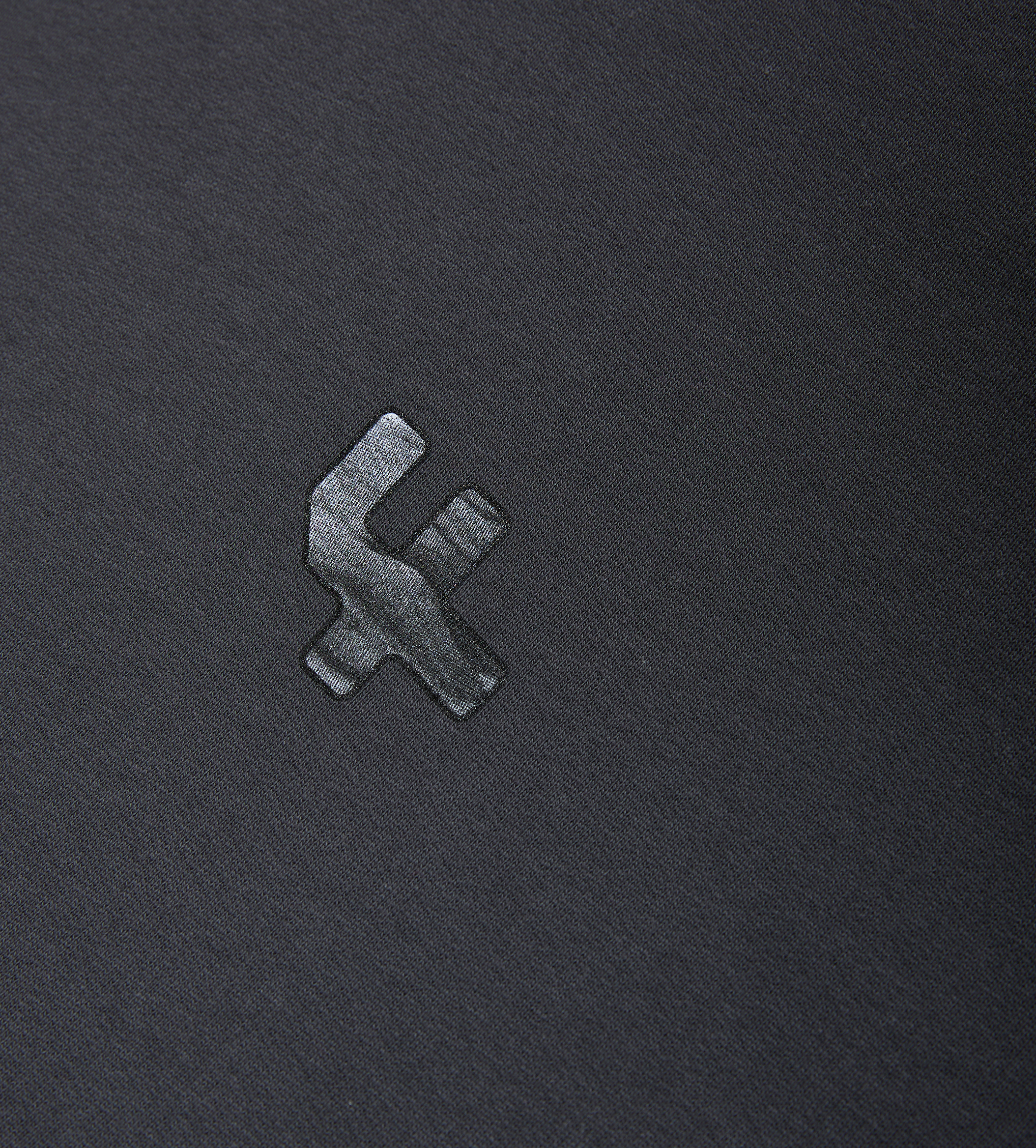 Outline Logo Straight Leg Pants Black Sand