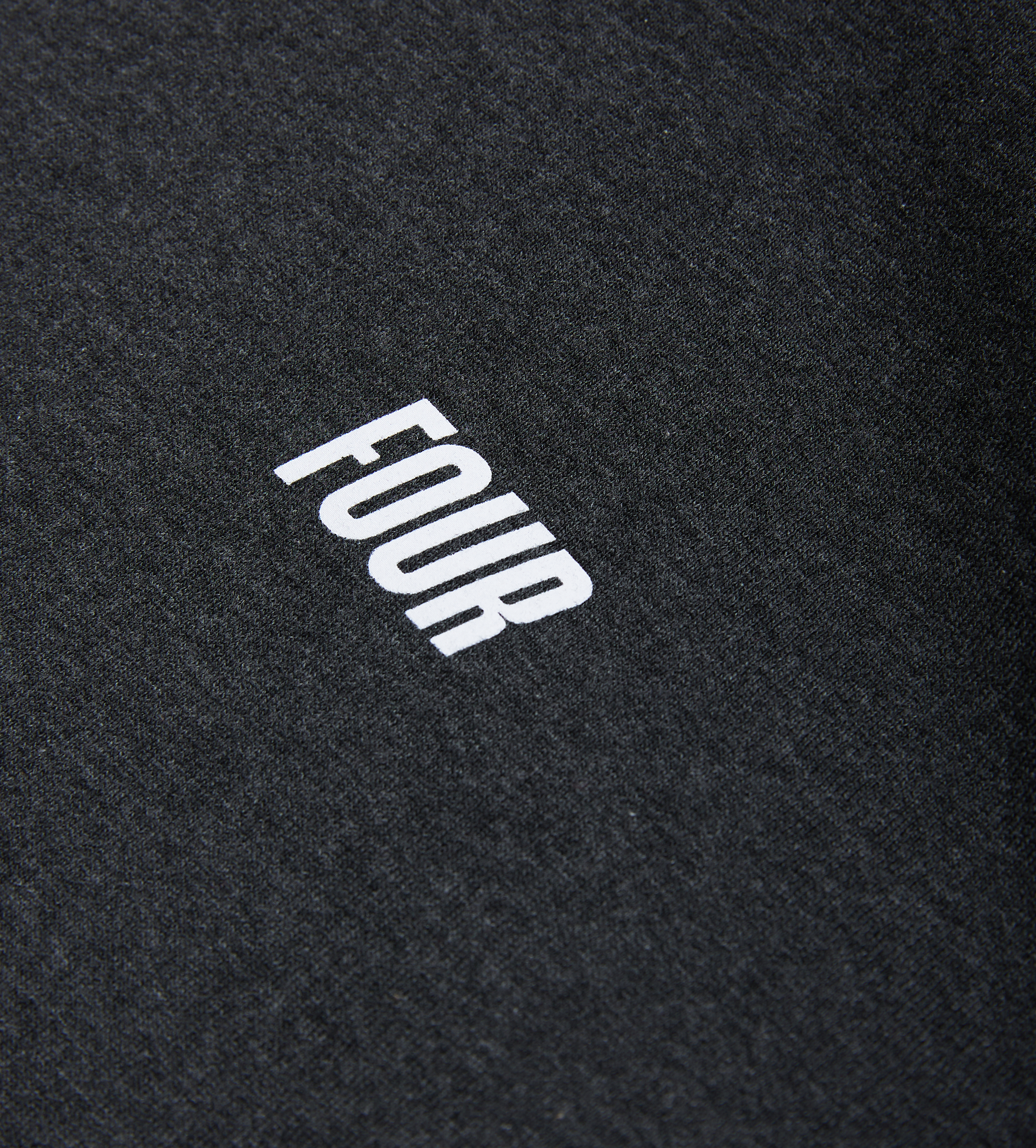 Slim fit Logo Hoodie Dark Grey Melange