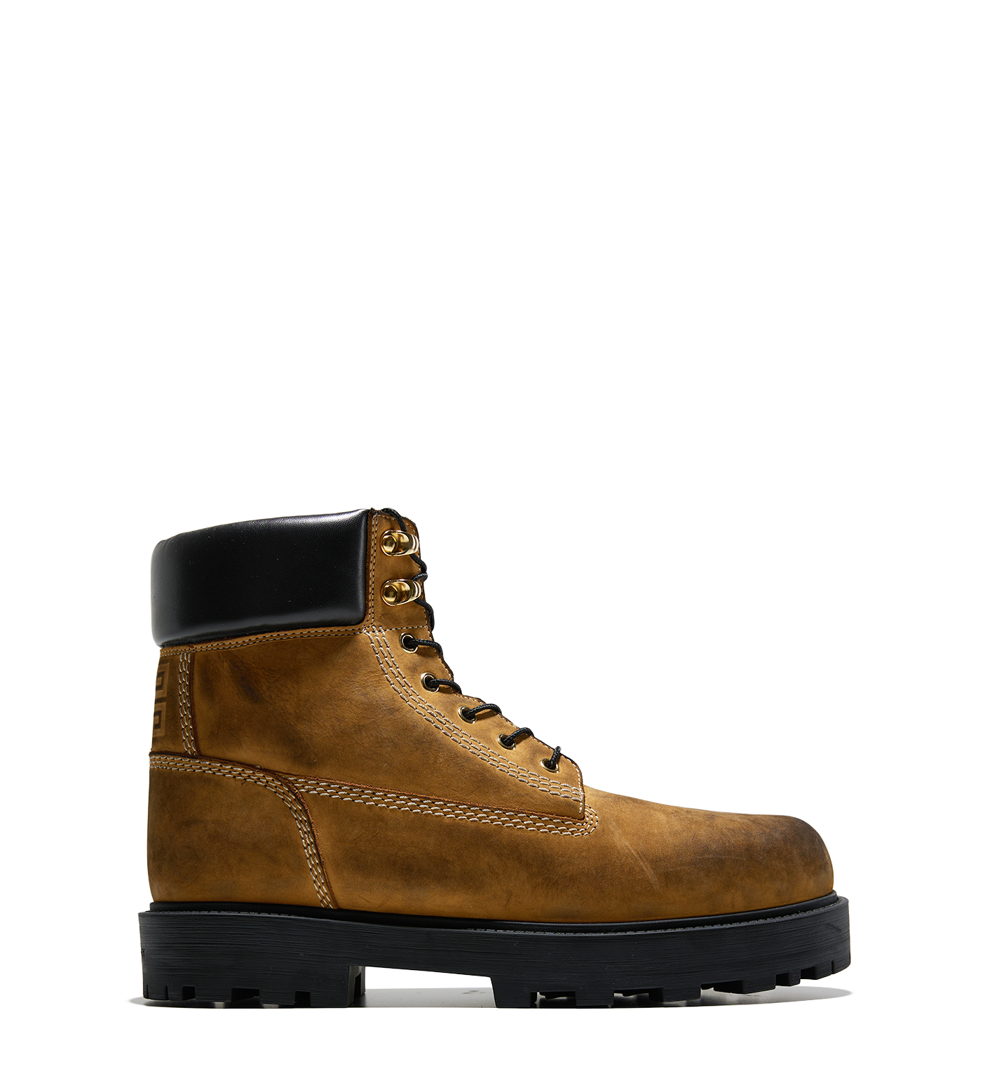 Used effect Ankle Workboots Brown