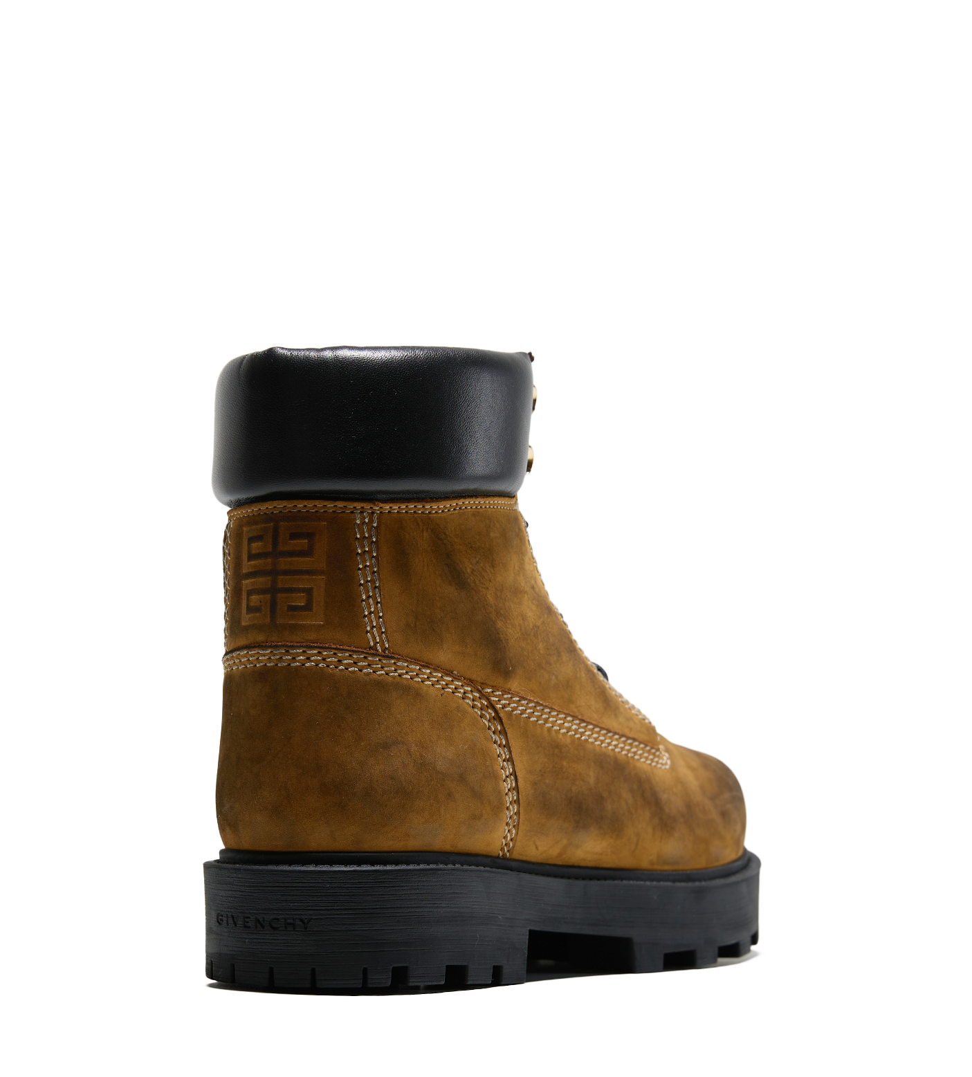 Used effect Ankle Workboots Brown