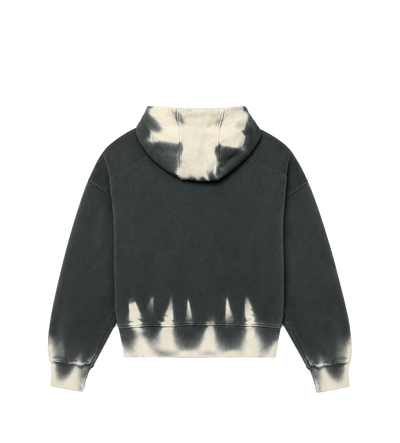 Donkere Country CVA-ritssluiting Hoodie Washed Zwart