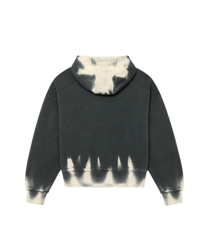 Donkere Country CVA-ritssluiting Hoodie Washed Zwart