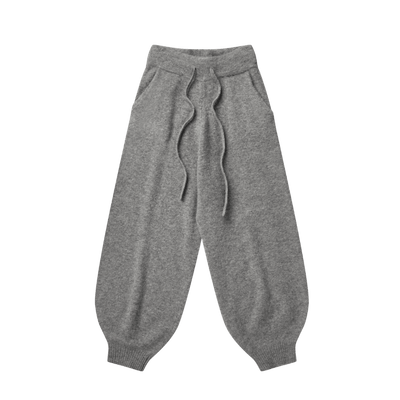 Alpaca Knit Cuff Pant in Alpaca Cloud