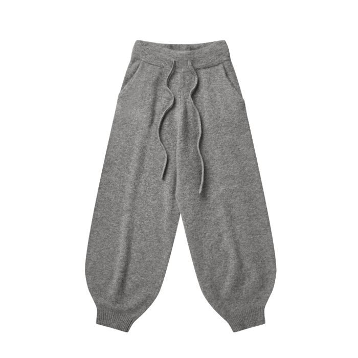 Alpaca Knit Cuff Pant in Alpaca Cloud