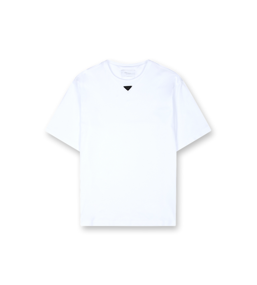 Cotton T-shirt in White
