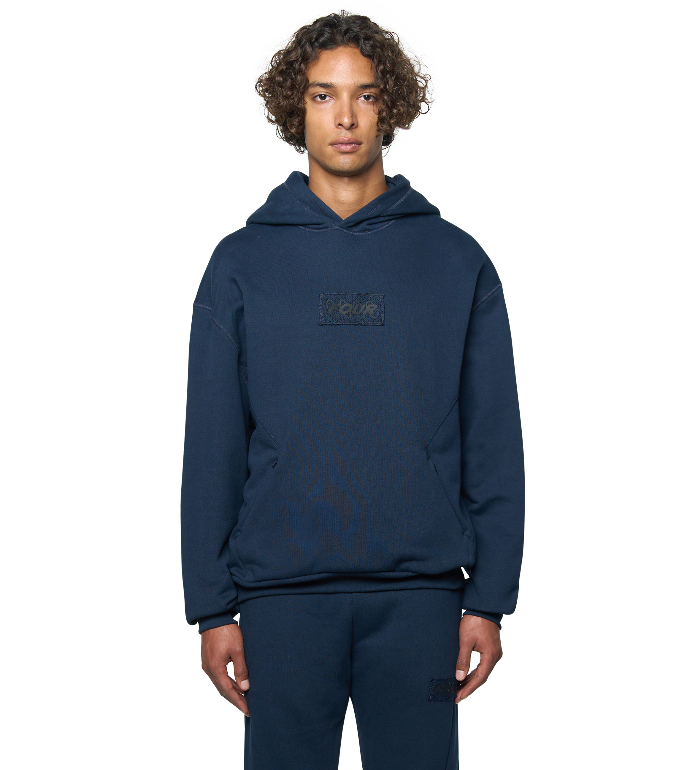 Inside Out Hoodie Marine Blue