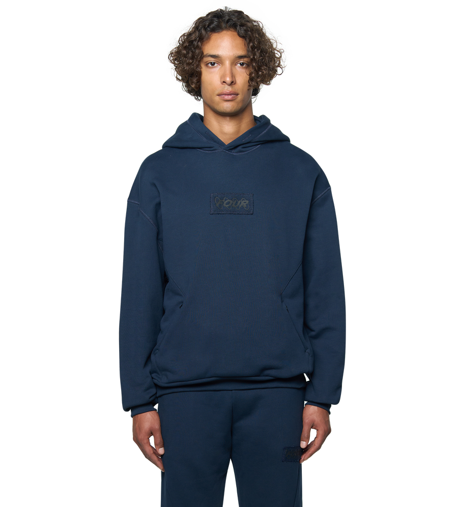 Inside Out Hoodie Marine Blue