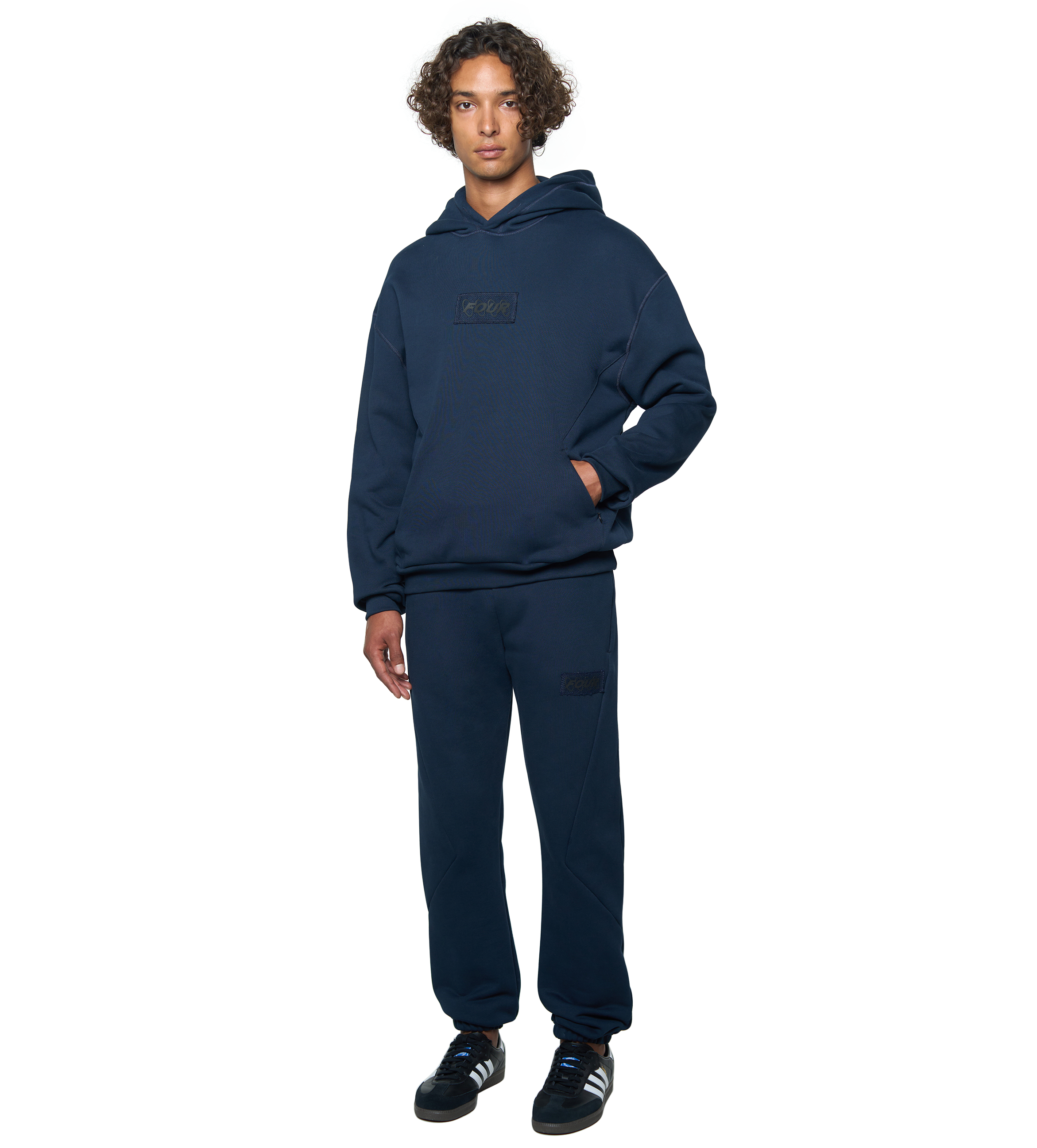 Inside Out Hoodie Marine Blue