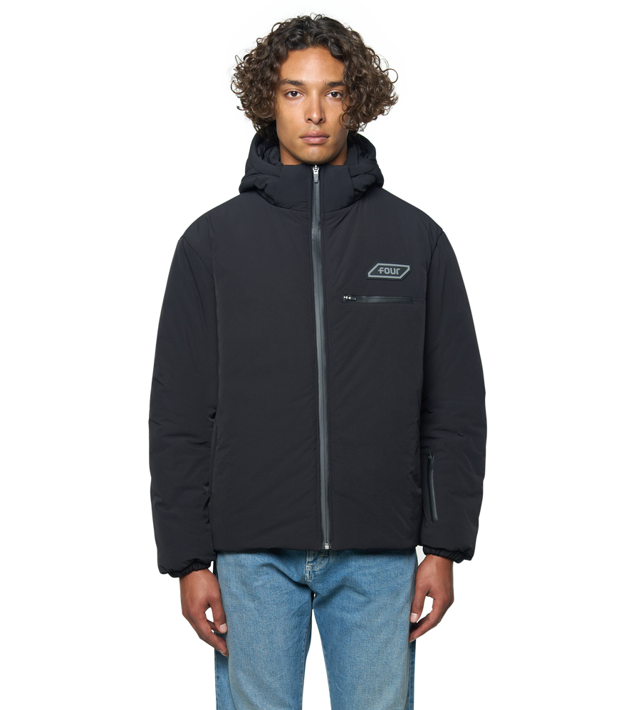 Square Logo Inbetween Jacket Black