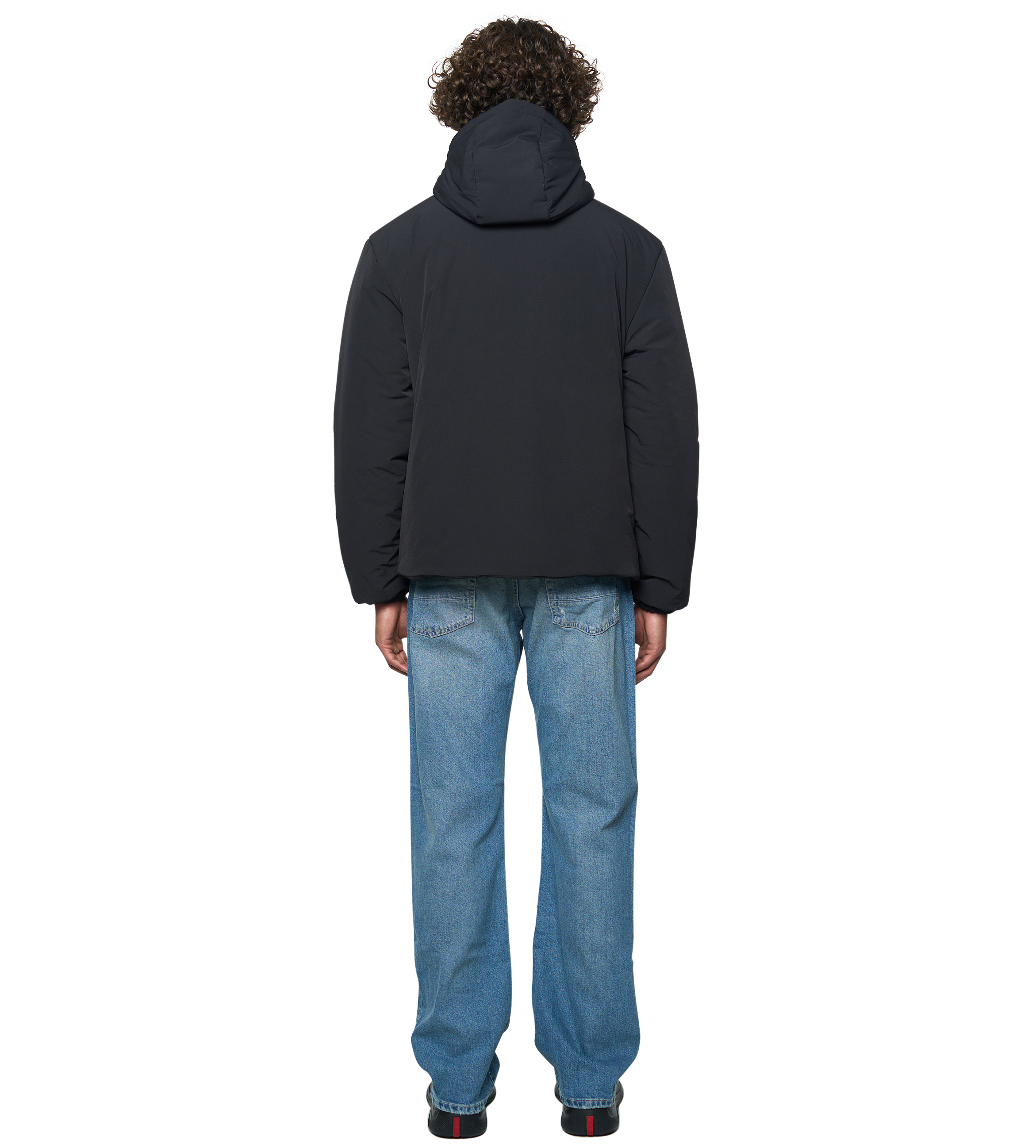 Square Logo Inbetween Jacket Black
