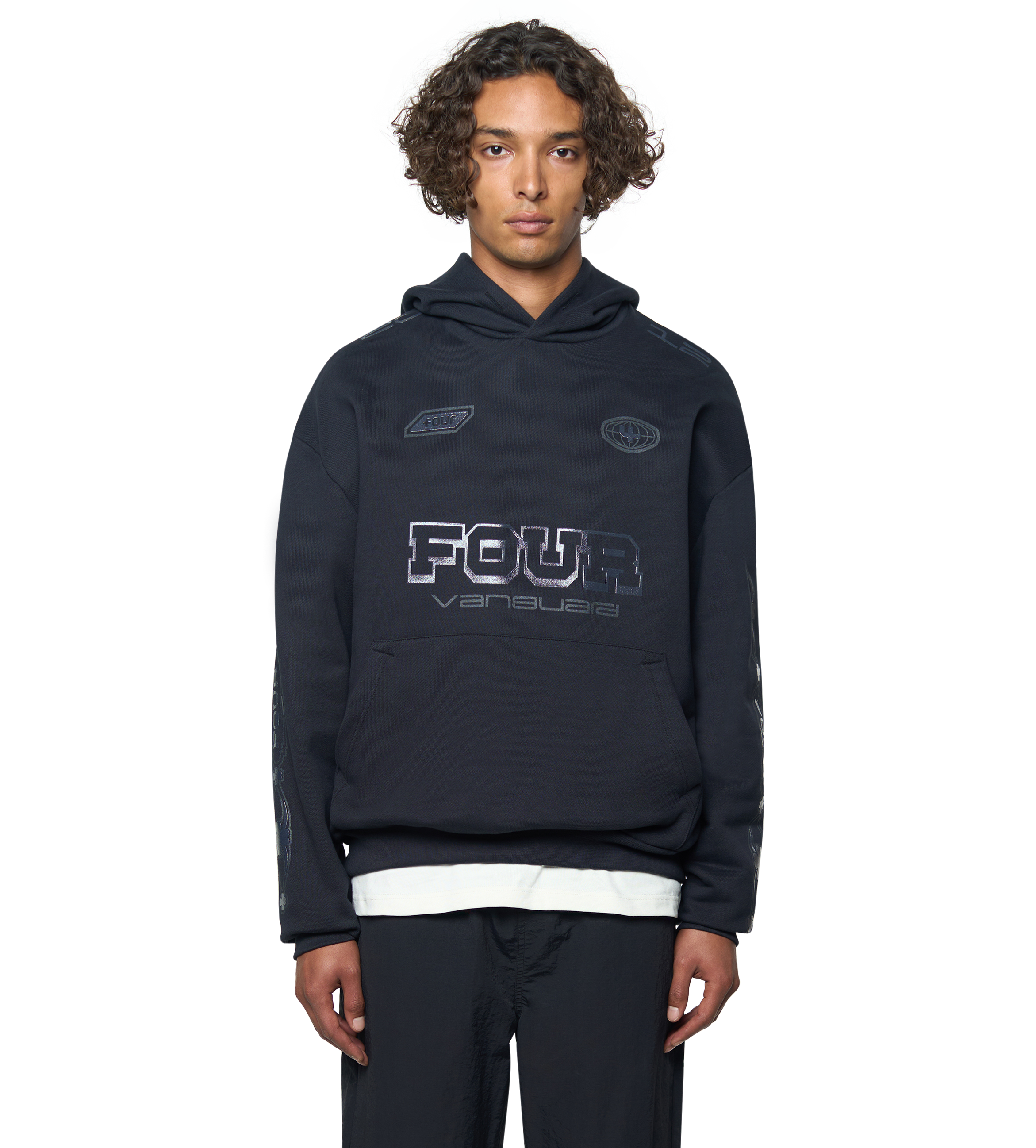 Race Comp Hoodie Black