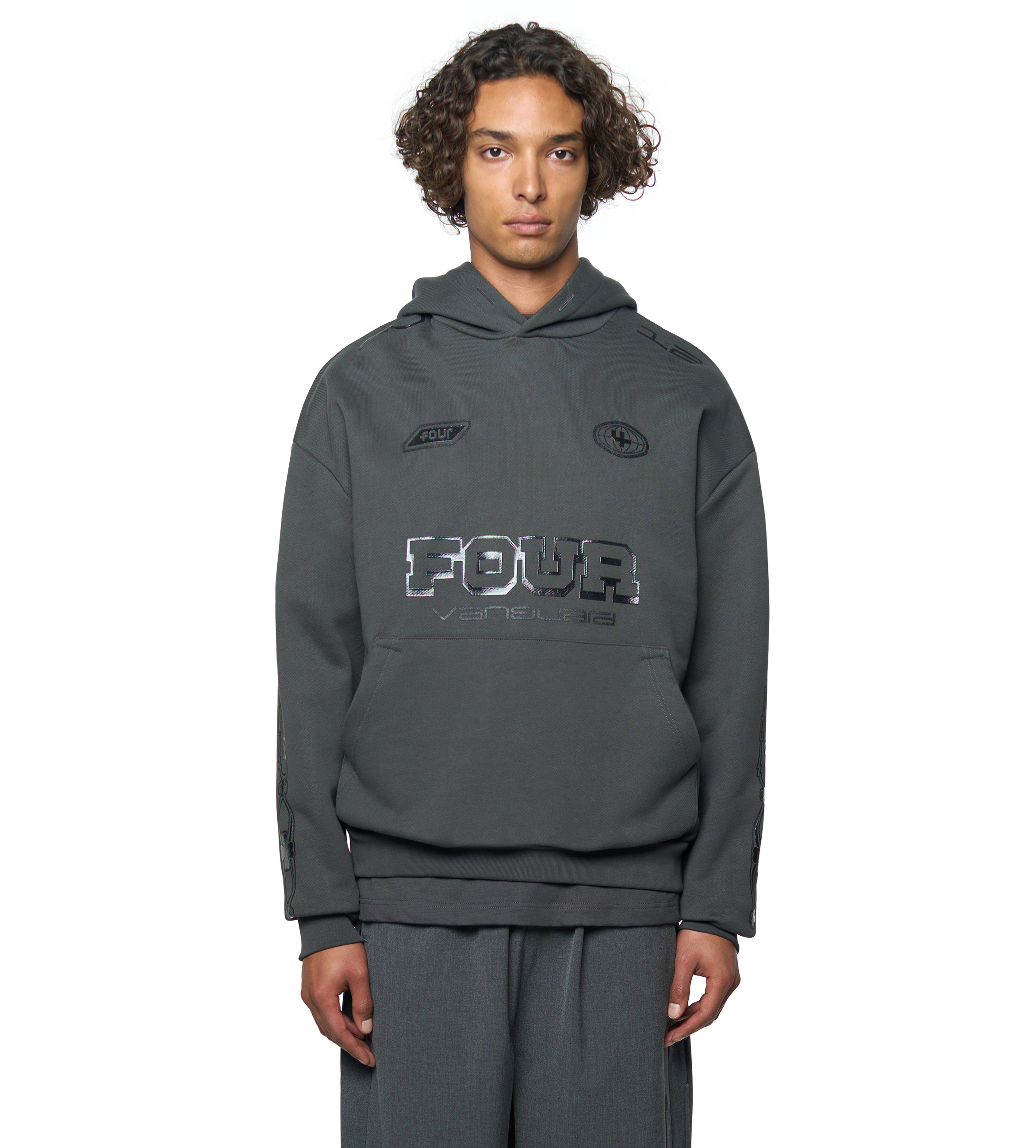 Race Comp Hoodie Raven