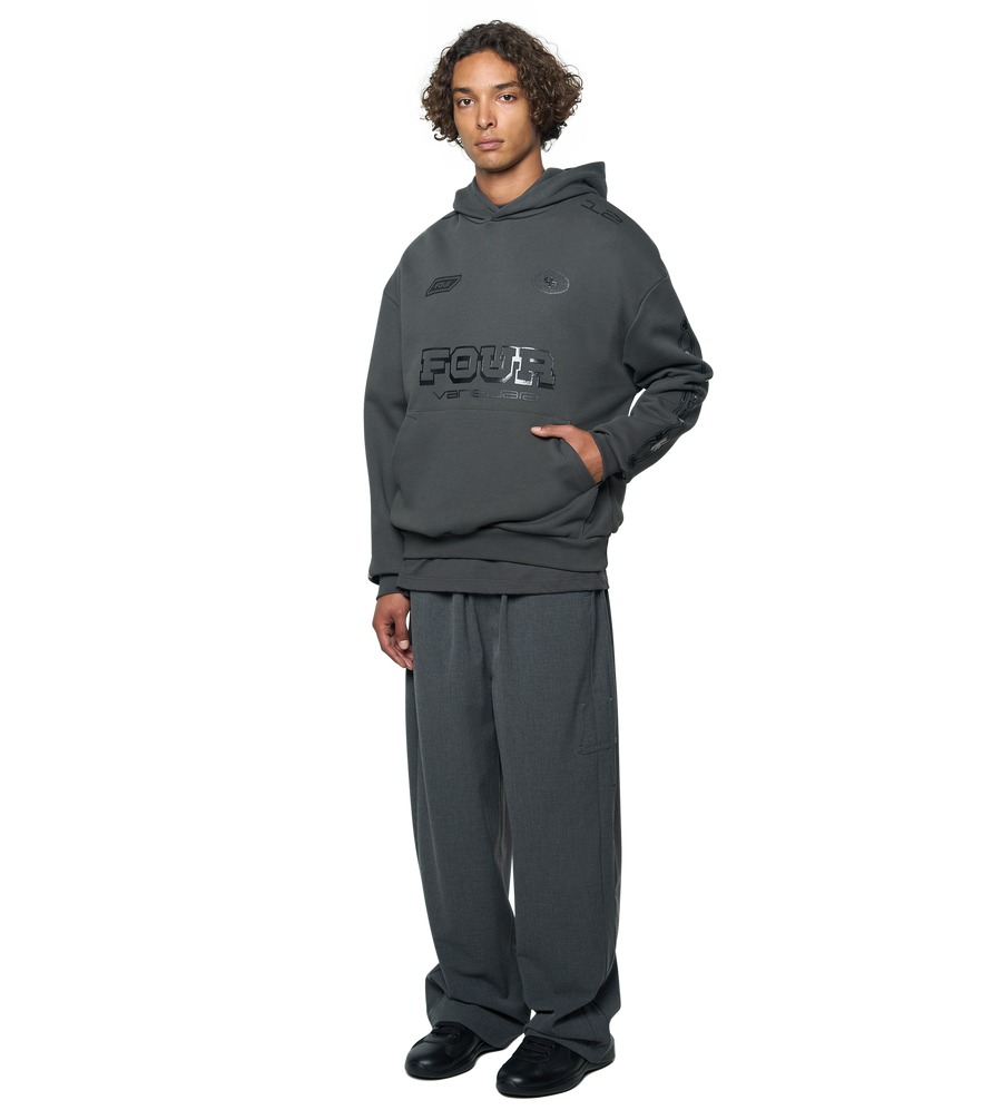 Race Comp Hoodie Raven