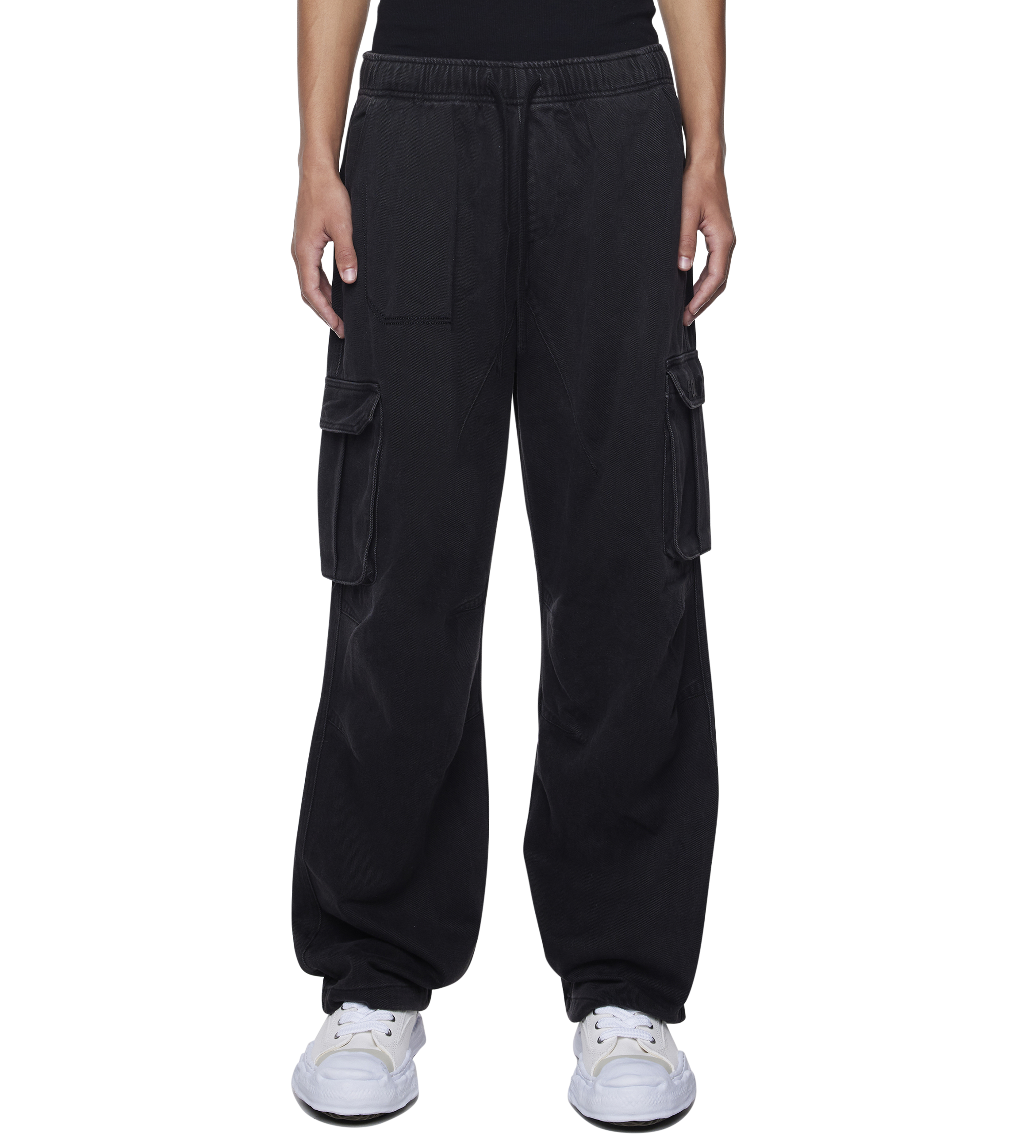 Parachute Pants Washed Black
