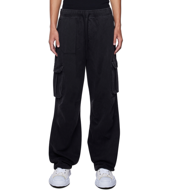 Parachute Pants Washed Black